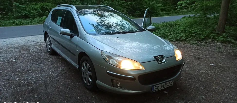 łódzkie Peugeot 407 cena 4900 przebieg: 254500, rok produkcji 2004 z Kutno